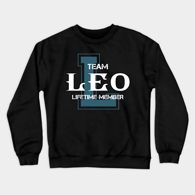 Team LEO Lifetime Member Crewneck Sweatshirt by HarrisonAlbertinenw